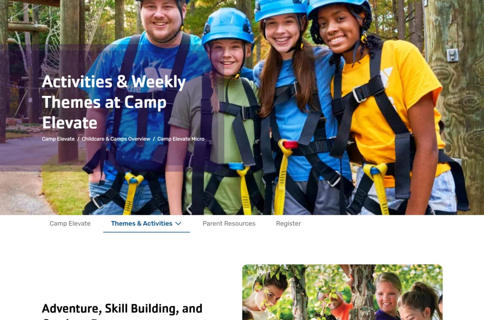 Camp Micro Subpage